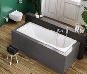 Wanna do zabudowy Excellent Aurum Slim 150x70 cm biały połysk - nowa