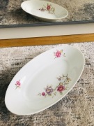 Półmisek owalny Karolina w kwiaty talerz Prl retro