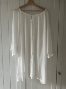 Długa biała damska tunika Kaffe H&M Mohito 44 xxl 