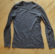 Koszulka merino 100% Forclaz Decathlon 36 termiczna szara