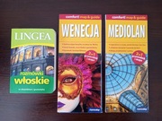 Plan miasta laminowany Mediolan + Wenecja + rozmówki włoskie gratis
