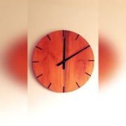 Zegar ścienny sosnowy DUŻY 60cm