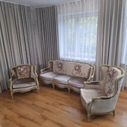 Zestaw ludwik sofa plus 2 fotele