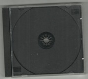 Pudełko plastikowe na płyte CD DVD - Normal Czarne - 1 sztuka