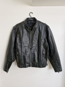 Ciężka gruba kurtka skórzana męska Gary Fisher XL 100% skóra naturalna