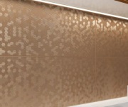 Płytki 30x90 Paradyż Shiny Lines Copper struktura dekor miedziane brąz