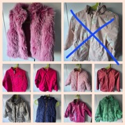 Duzy zestaw kurtek wiosennych dla dziewczynki 98-116cm 