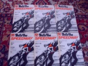 WYPRZEDAŻ !!! 1975 Zestaw 6 programów z Anglii klubu Belle Vue