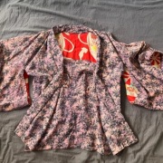 Kimono damskie / haori japońskie, ręcznie robione, rozmiar UNIWERSALNY