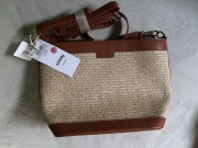 Torebka beżowo brązowa 