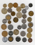 Monety obiegowe. Unikatowy zestaw: Kolekcja ŚWIAT. 36 monet. 34 kraje