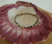 Bransoletka Lizardyt Rubin w fuchsycie Rękodzieło 