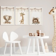 Zestaw 3 wybranych plakatów SAFARI A3