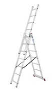Drabina aluminiowa Krause trzyczęściowa Corda 3x7 4.20m