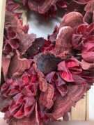 Ozdoba vintage wisząca lub leżąca - duże Serce w klatce drewnianej 26 cm