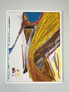 Obraz olejny abstrakcja malarstwo