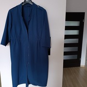 Sukienka długa niebieska - XXL