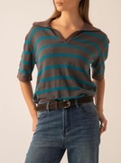 Lemonada Project Runway Polo sweterek paski kolorystyka szpic Uni