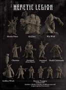 TRENCH CRUSADE - Zestaw Heratic Legion + 3 wretchetów
