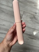 Różowy podróżny pojemnik opakowanie na szczotkę do zębów