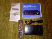 Dekoder tuner odbiornik DVB T2 DVB-T2 Savio DT-DV01 H.265 HEVC pilot