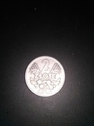 Moneta 2 zł winogrona z 1960 roku z PRL 