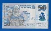 Nigeria 50 Naira 2025 P-40o.2 UNC- lekko ucięty róg jak na zdjęciu