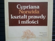 Cypriana Norwida kształt prawdy i miłości/Analizy i interpretacje