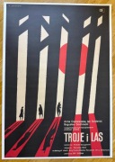 Plakat (reprodukcja) - W. Janowski - Troje i las