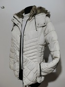 Kremowa zimowa kurtka firmy New Look używana rozmiar 38/M