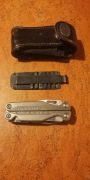 Multitul Leatherman Charge TTI Titanium+Bit kit+skórzane etui.