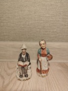 Porcelanowe Figurki Kobieta i Mężczyzna