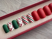 Ręcznie malowane sztuczne paznokcie,press on nails