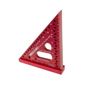 Precyzyjny kątownik pomiarowy stolarski Red Worker 45° i 90°