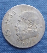 Moneta Meksyk 1 peso 1971
