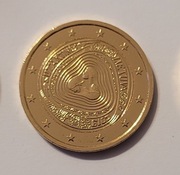 2 euro Litwa Pieśni 2019 pozłacana