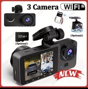 Wideorejestrator samochodowy 1080P Wi-Fi – przód + tył