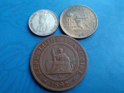 Monako Frank indochiny Centym Anglia kolonie 10 cents 1919 