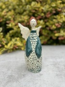 Lampion anioł ceramiczny