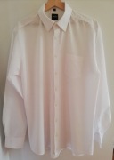 Biała koszula męska z kołnierzykiem Omega 42