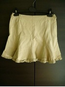 Kup 3 rzeczy zapłać za 2,Lniana spódniczka spódnica L40 falbanyfalbanki len