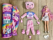 Barbie Cutie Reveal Lalka Barbie Różowy miś - HKR04