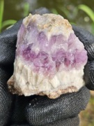 Ametyst Ciemny Karkonosze Piękny Zrost Kryształów Naturalna Druza 211gram