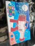 Pistolet na banki mydlane maszynka wyrzutnia baniek mydlanych