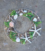 Morski wianek na ścianę 