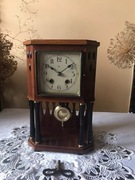 Zegar HAU art deco 1934 konsolowy miniatura rarytas loft