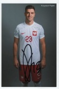 Krzysztof Piątek autograf 10x15 
