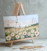Obraz 3D „Delikatne wyciszenie” stokrotki 12x18 prezent Dzień Matki