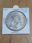 Moneta jedno dolarowa. Trade dollar 1872r.