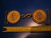 francuska klamra kawalerii złocona